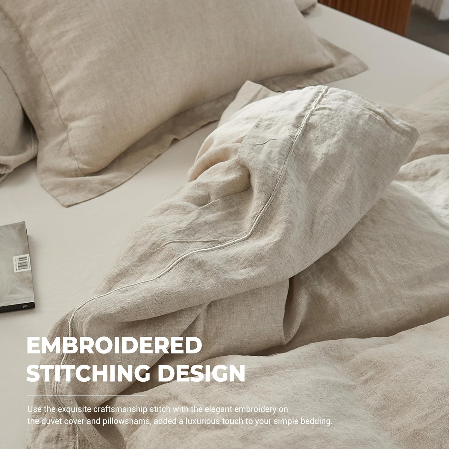 Pure Washed Linen Duvet Cover  - Linen Duvet Cover ulasan dan harga