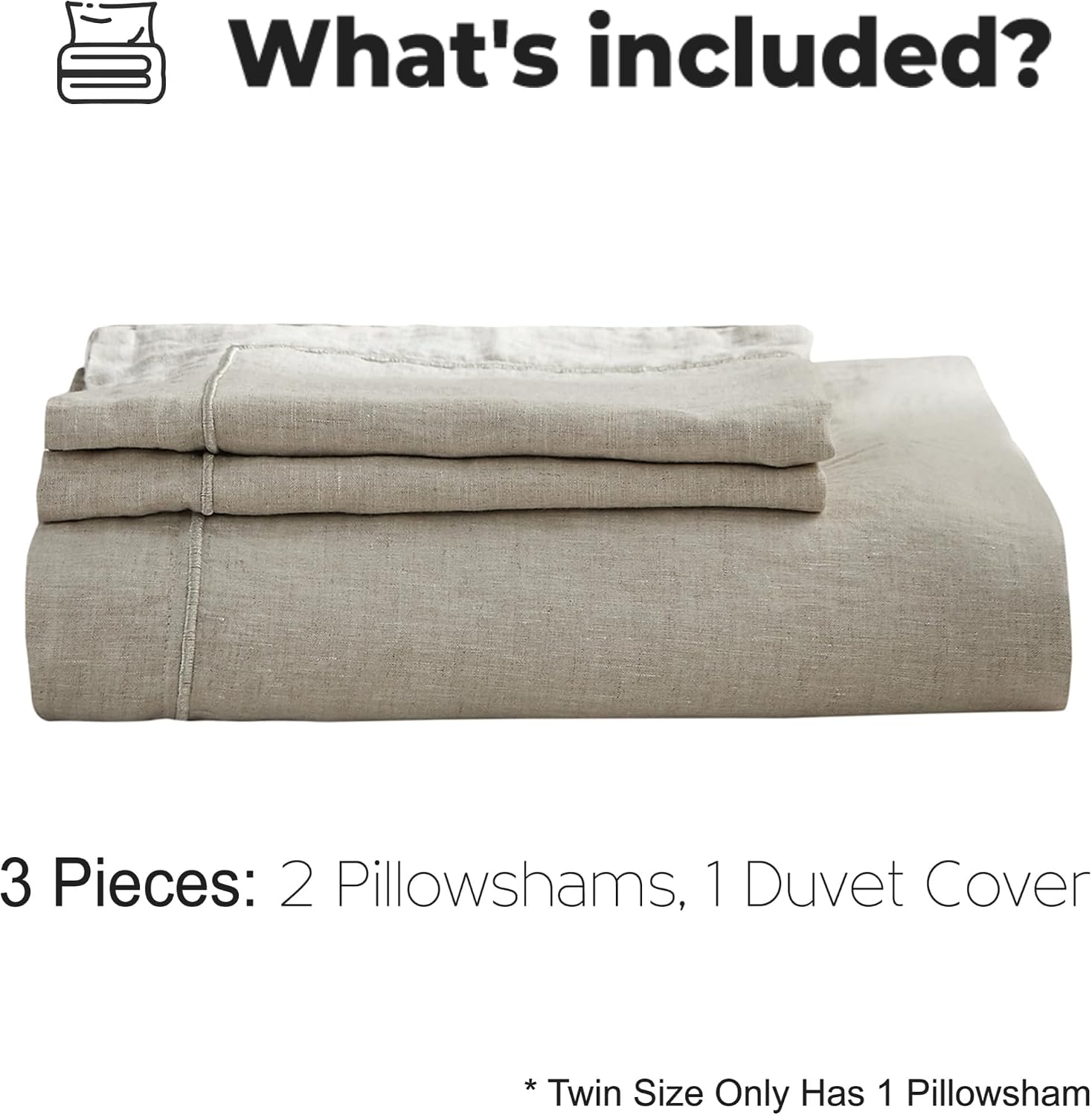Pure Washed Linen Duvet Cover  - Linen Duvet Cover ulasan dan harga