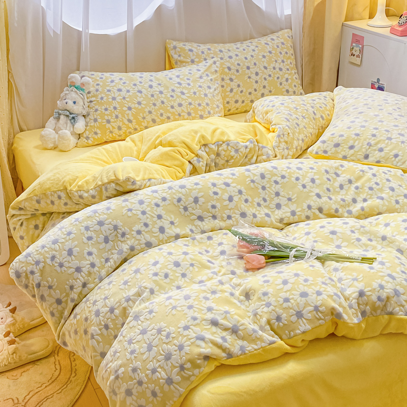 1pc Thicken Winter Super Warm  - Linen Duvet Cover ulasan dan harga