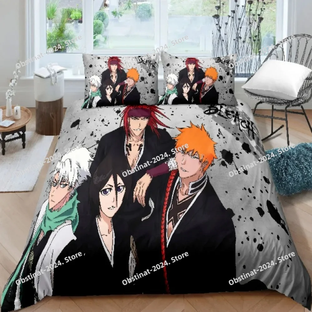 3D Bleach Kurosaki Ichigo Bedd - Linen Duvet Cover ulasan dan harga