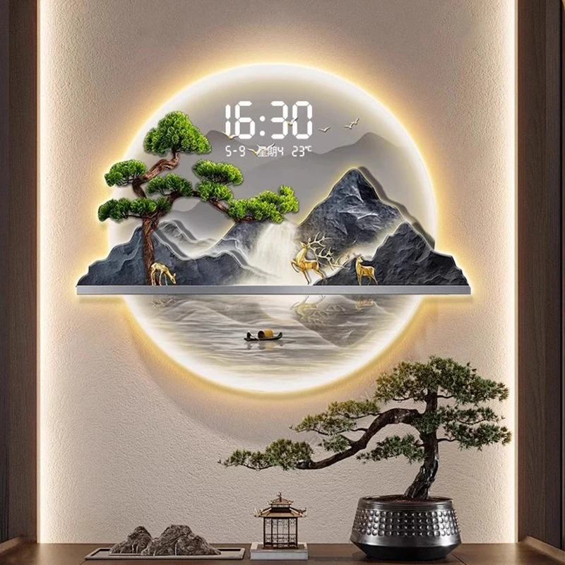 Chinese Style Design Wall Cloc - Luxury Lifestyle Design ulasan dan harga