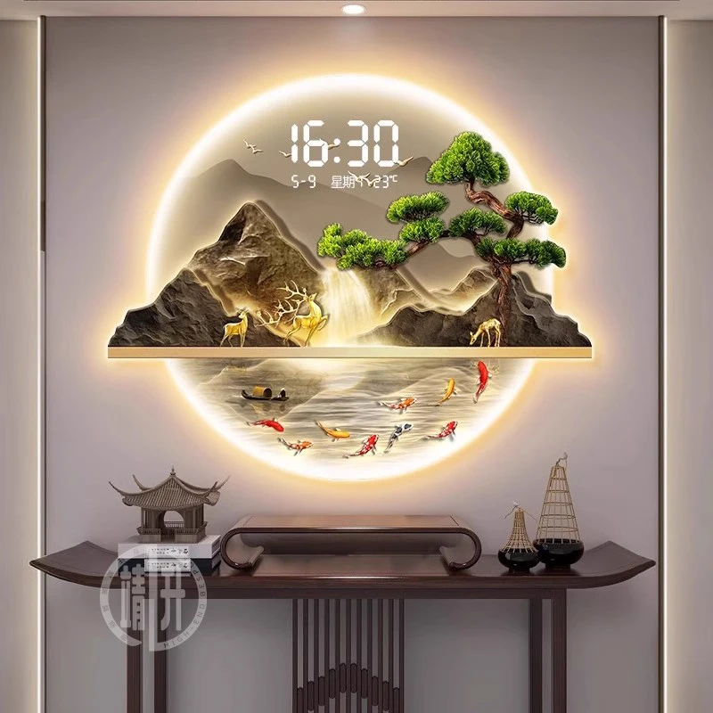 Chinese Style Design Wall Cloc - Luxury Lifestyle Design ulasan dan harga
