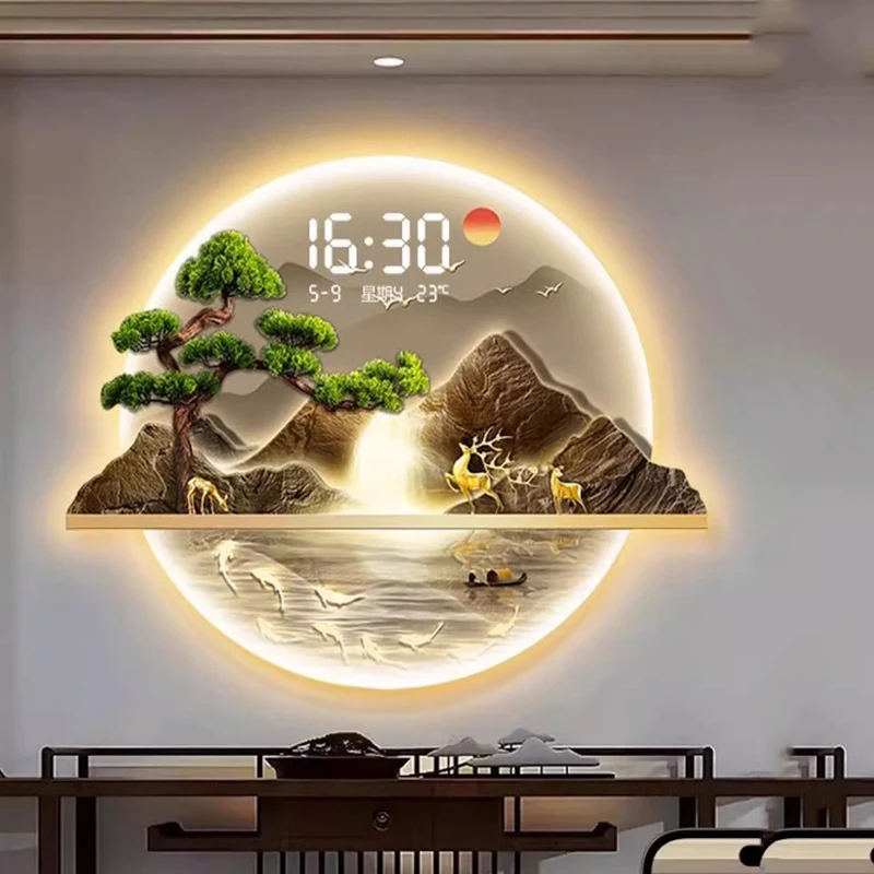 Chinese Style Design Wall Cloc - Luxury Lifestyle Design ulasan dan harga