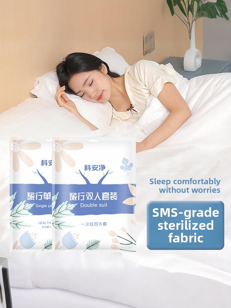 Travel Disposable Bed eet Cove - Linen Duvet Cover ulasan dan harga