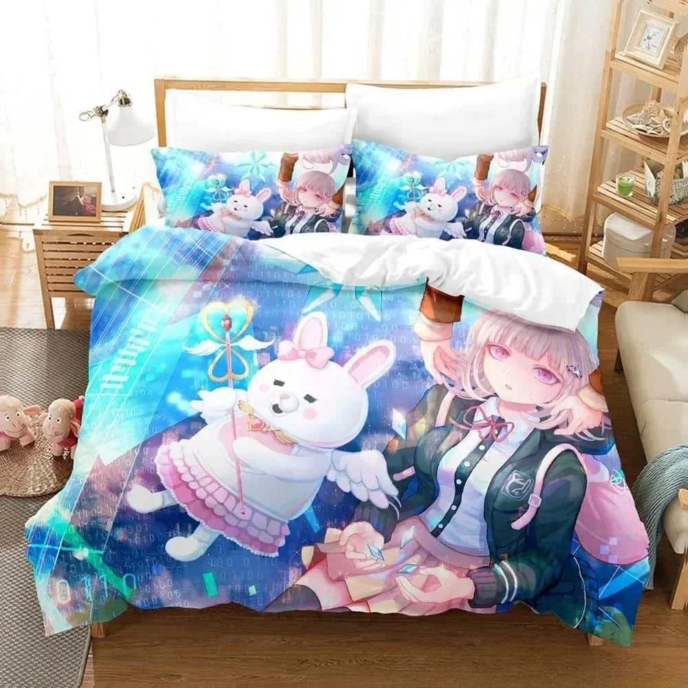 3D Danganronpa V3 Y2k Girls co - Linen Duvet Cover ulasan dan harga