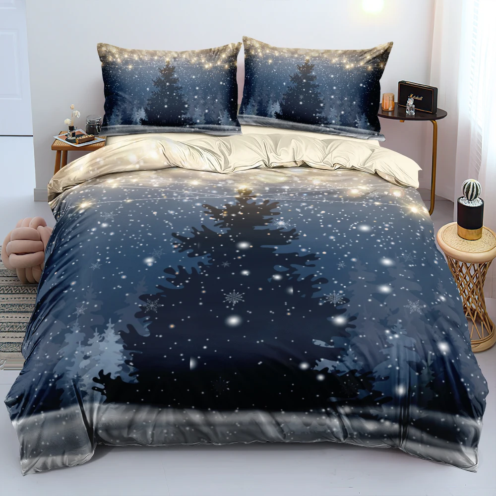 3D Floral Bedding Set Duvet/Qu - Linen Duvet Cover ulasan dan harga